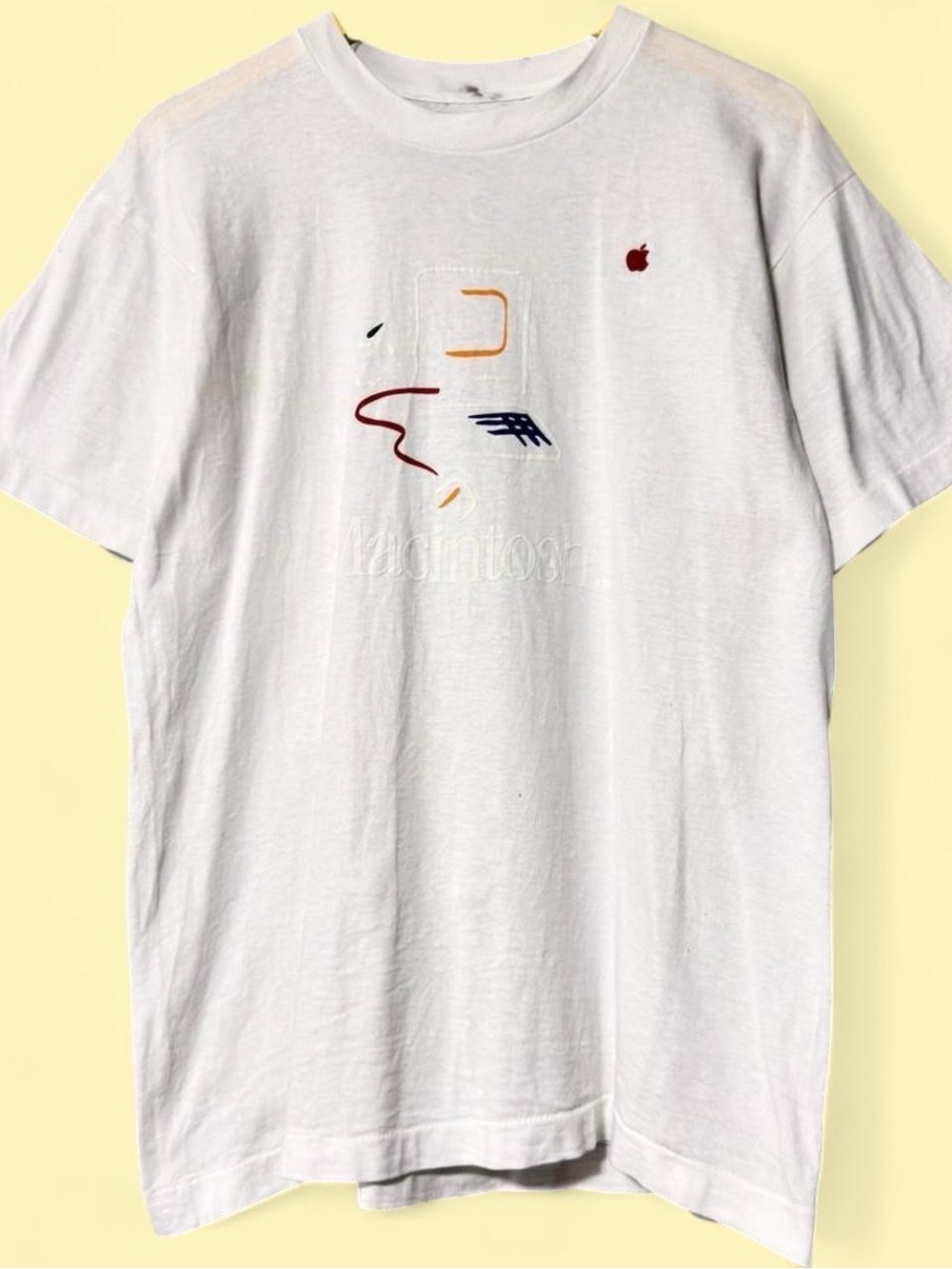 90s Apple Macintosh Promo T Shirt Single Stitch Large